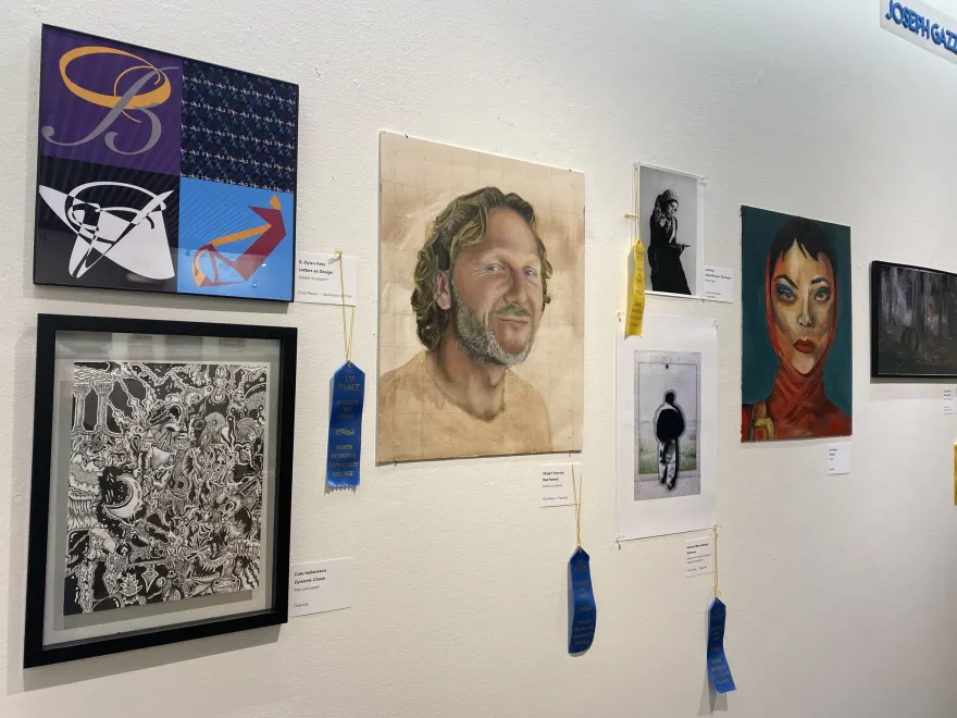 2024 NHCC Student Art Show pieces 