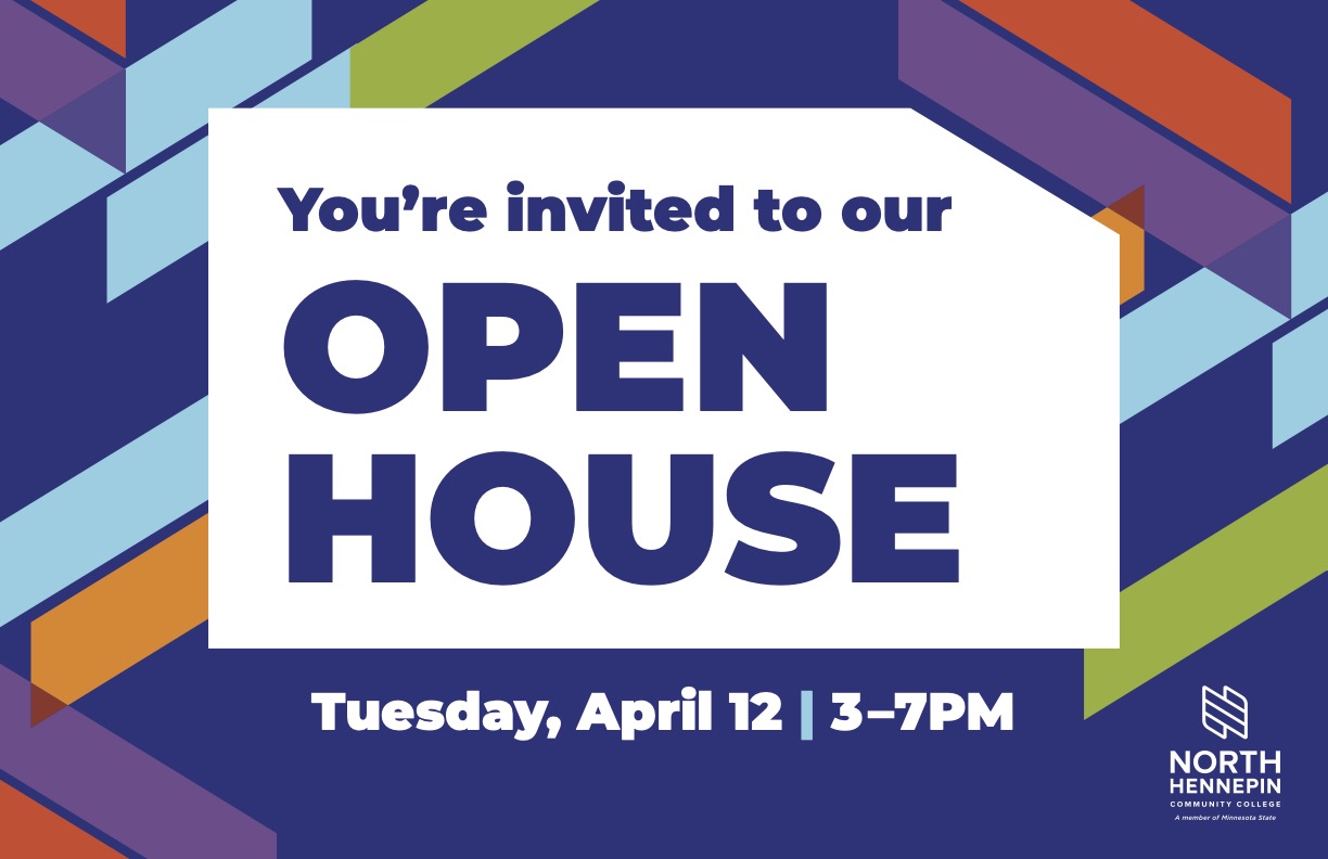 This is a graphic design for Open House 