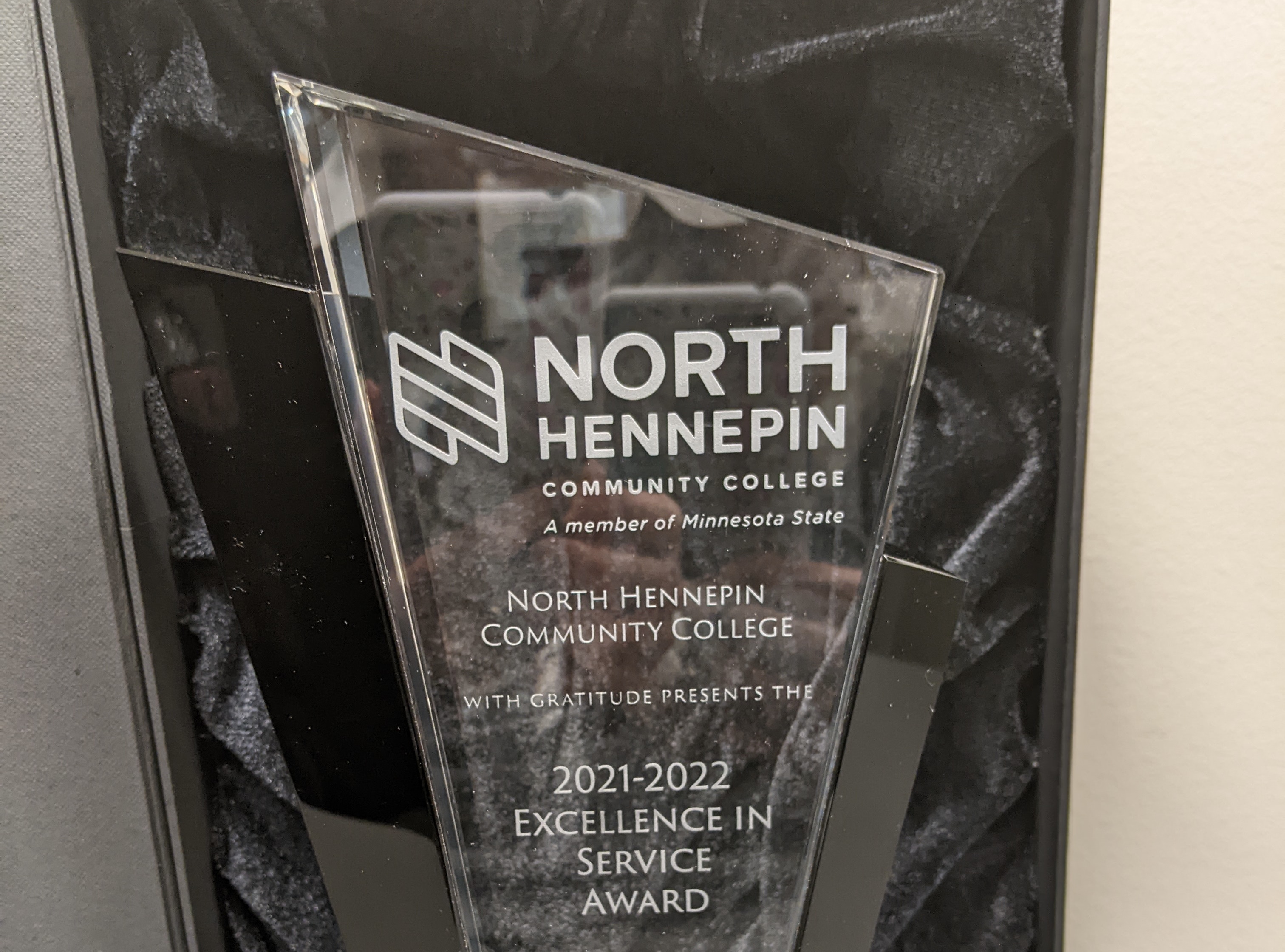 Photo of Excellence Award