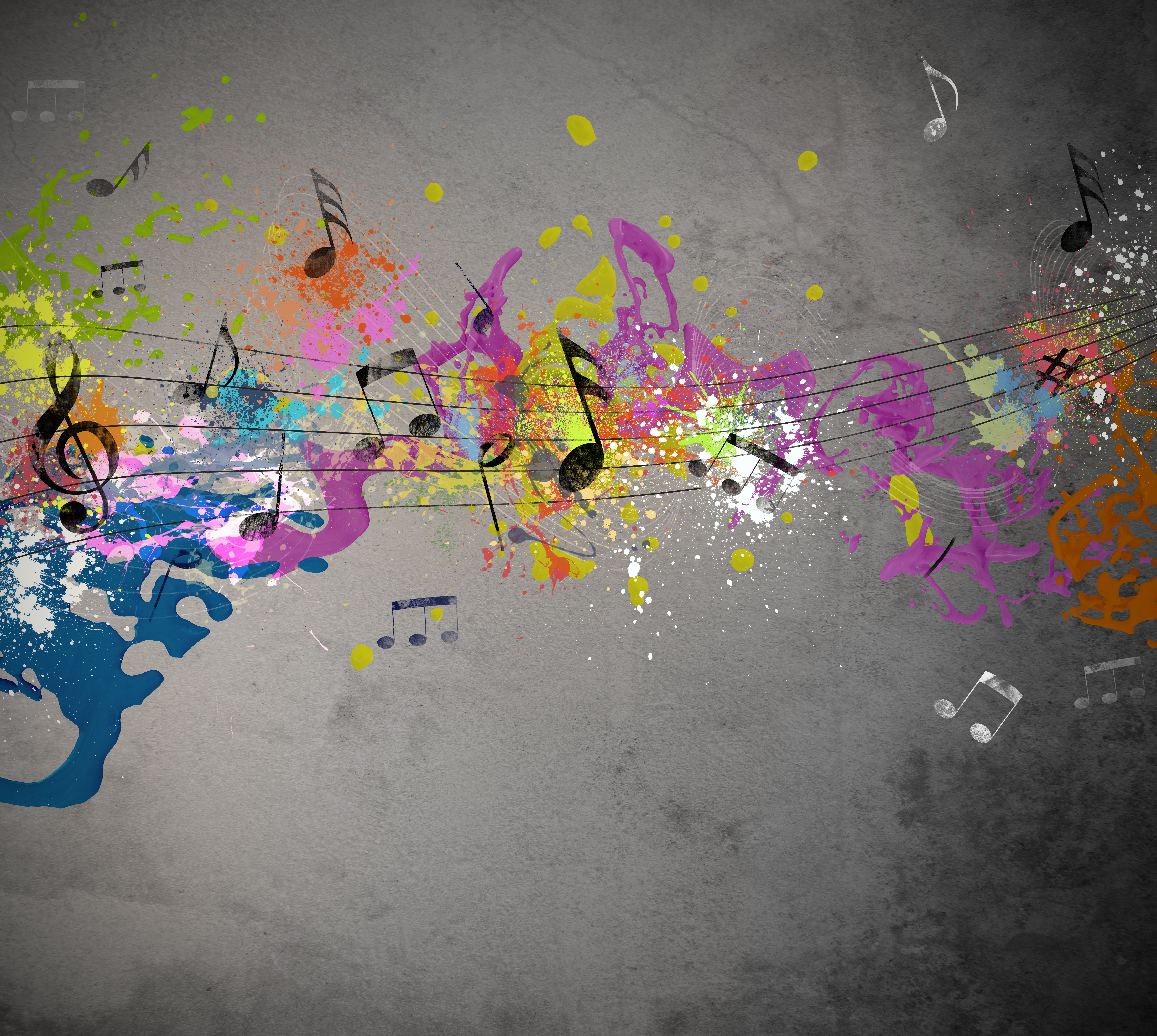 new music note graphic image