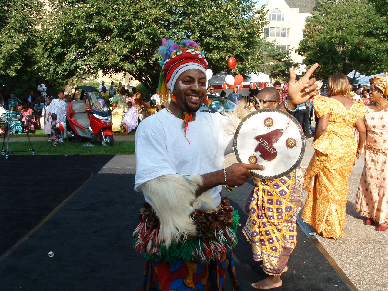 photo of an African man celebrating at IgboFest