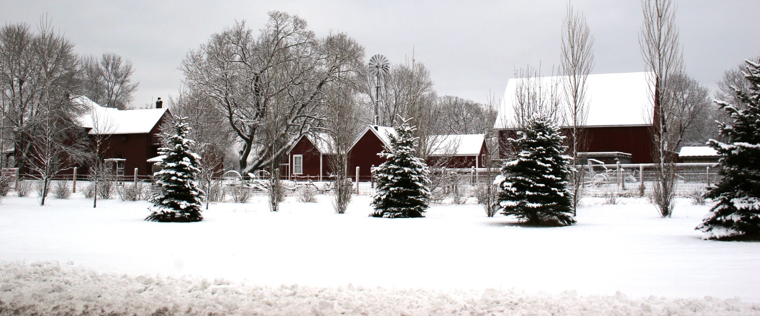 A photo of a winter scene in Brooklyn Park