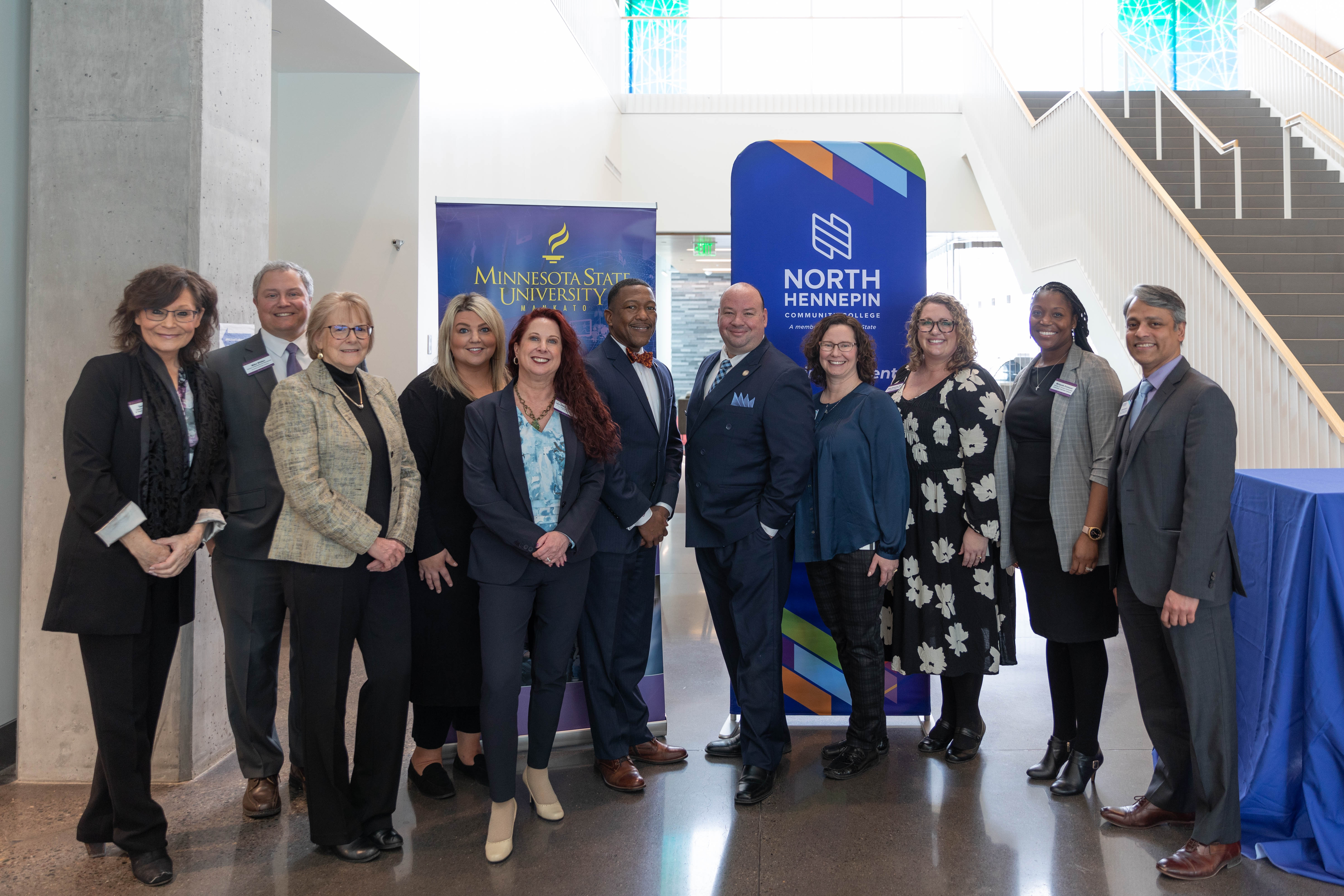 mankato and nhcc take a photo to mark BSN partnership