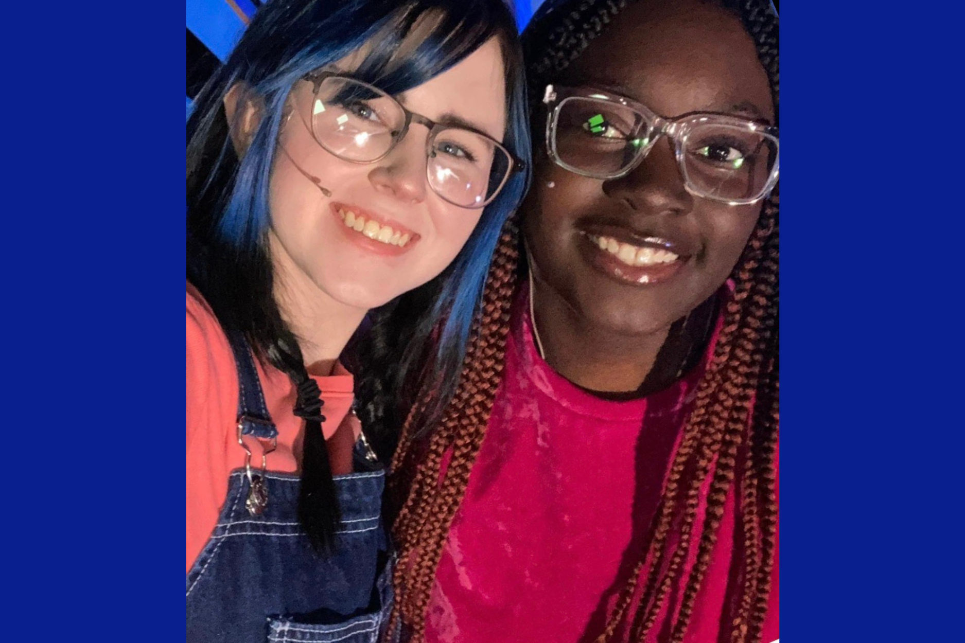 a photo of NHCC students, Dani and Mimi