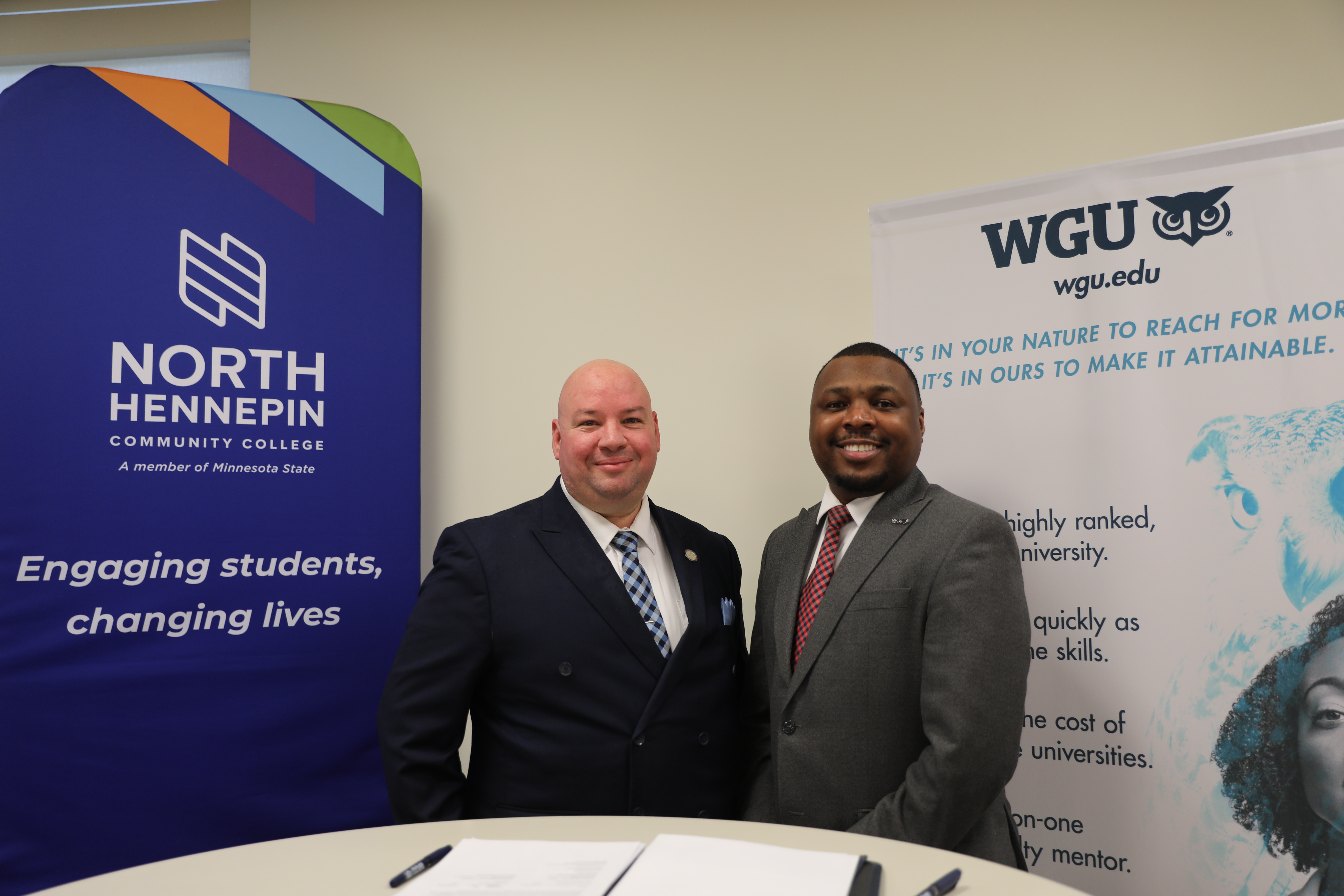 WSU and NHCC Representatives, Dr. Garcia and Dr. Hopson