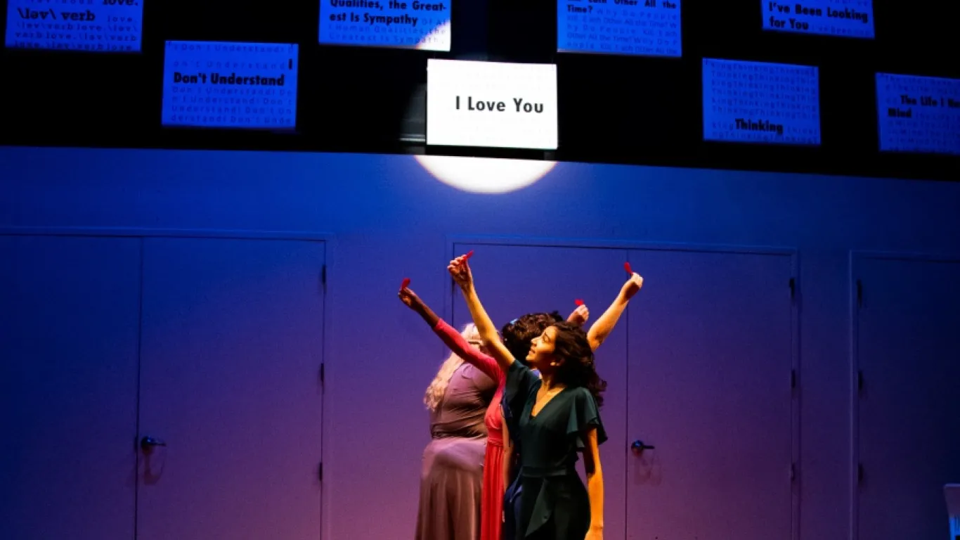 An image of the NHCC theater production Love Sonnets