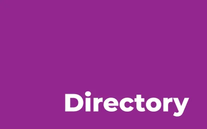 the word directory in a purple box