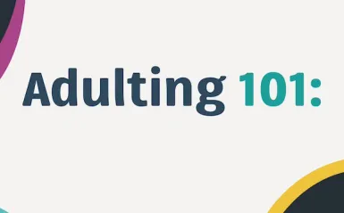 graphic with the text adulting 101