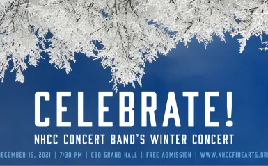 Celebrate NHCC Concert Band's Winter Concert Banner