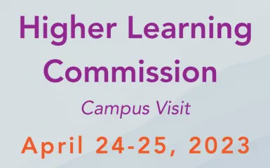 a graphic for the Higher Learning Commission FAQ blog post