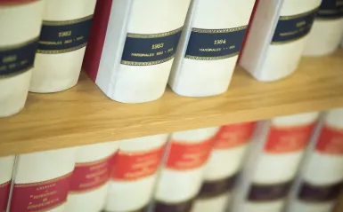 a stock photo of paralegal books 