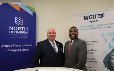 WSU and NHCC Representatives, Dr. Garcia and Dr. Hopson