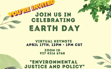 Earth Day event graphic 