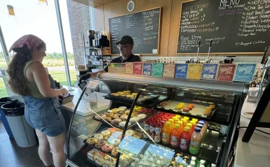 a photo of the Coffee Shop on-campus 