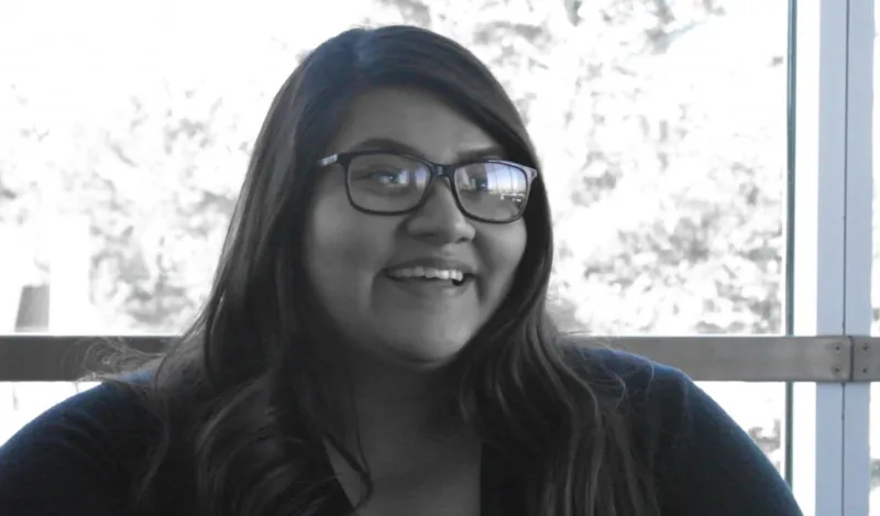 female student Jocelyn Tables smiling 