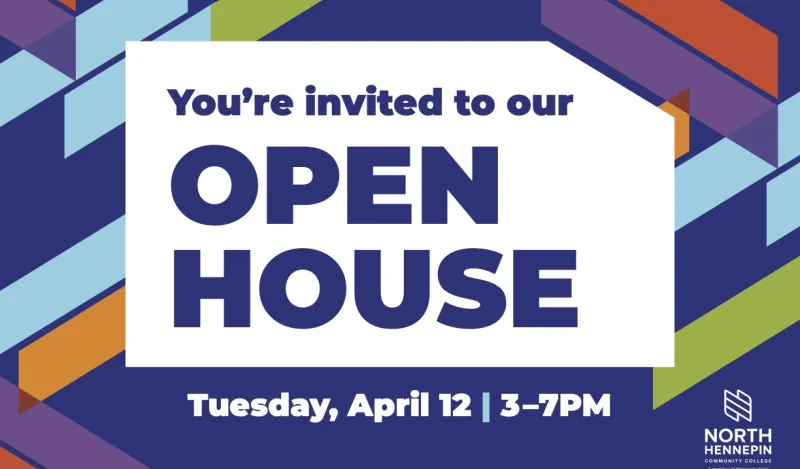 This is a graphic design for Open House 
