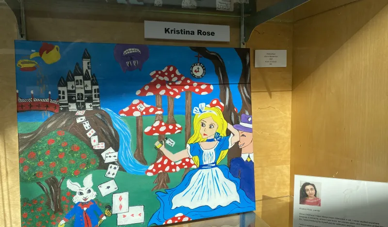 Alice in Wonderland painting 