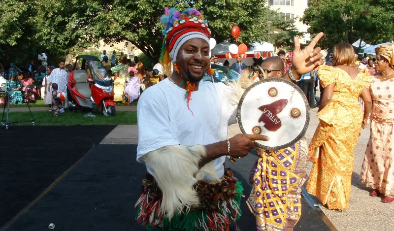 photo of an African man celebrating at IgboFest