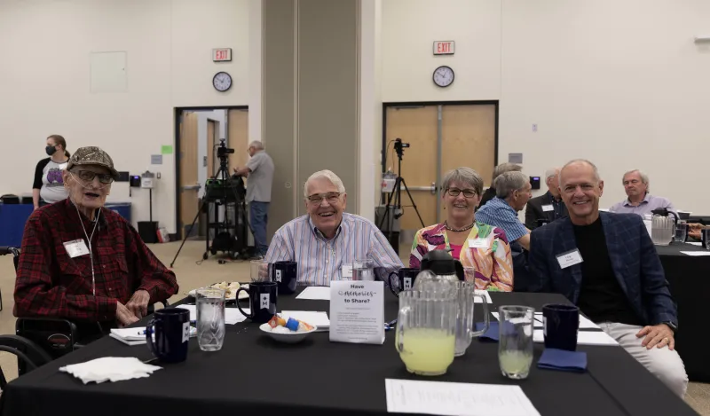 Photo of former NHCC staff and donors