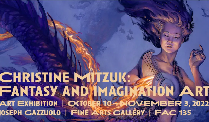 poster graphic for the fall 2022 art gallery exhibition