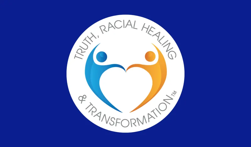 a logo for the Truth, Racial Healing & Transformation Campus Center 