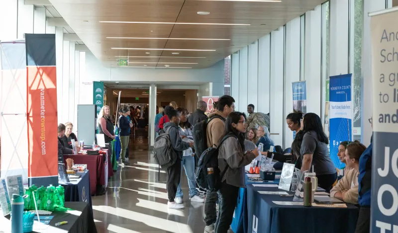 photos from the STEM Career Fair