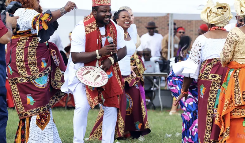 photo of people celebrating at the 2023 IgboFest event