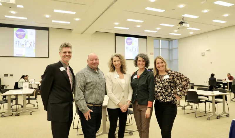 a photo of NHCC staff, faculty and administrators at the 2024 Xperience Project Internship Fair