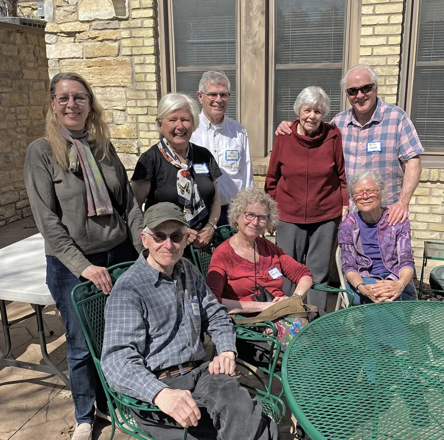 photo of current and former art faculty 