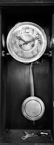 a photo of a grandfather clock