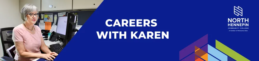 Graphical banner for Karen's Career Corner series 