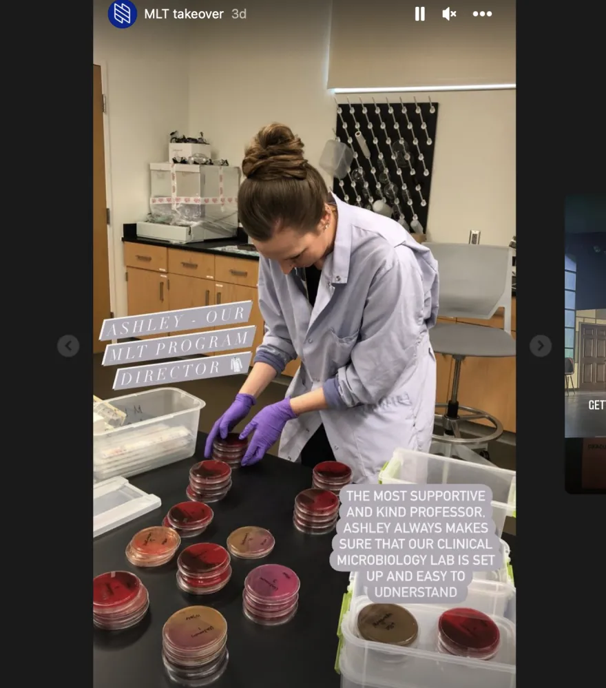 Nhcc Mlt Program MLT Students Takeover NHCC's IG | North Hennepin Community College