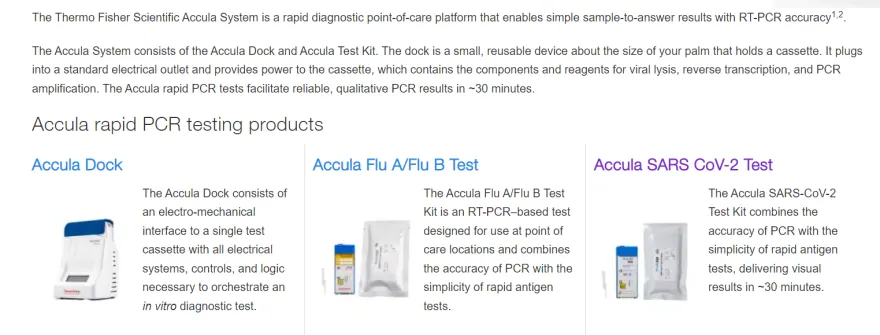 donated equipment info from Allina Health