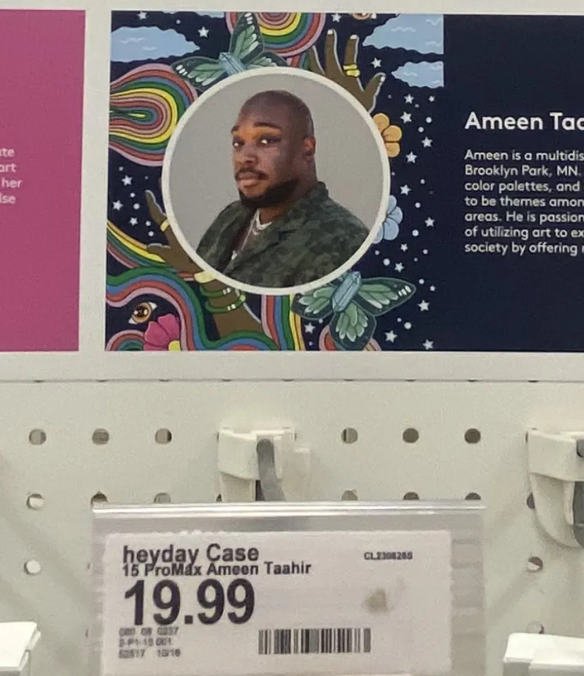 Ameen's display tags at target
