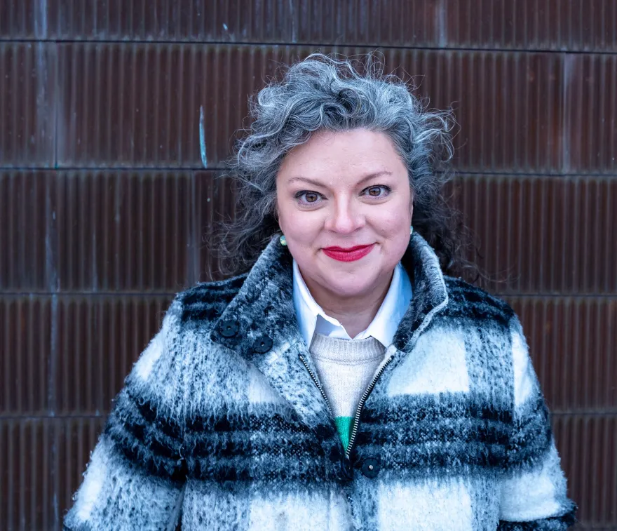 this is Kelly Lundquist's author photo for her new memoir that comes out this fall. 