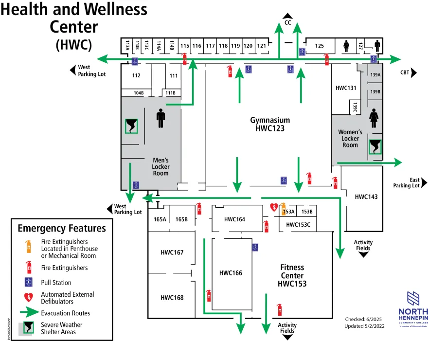 map of HWC