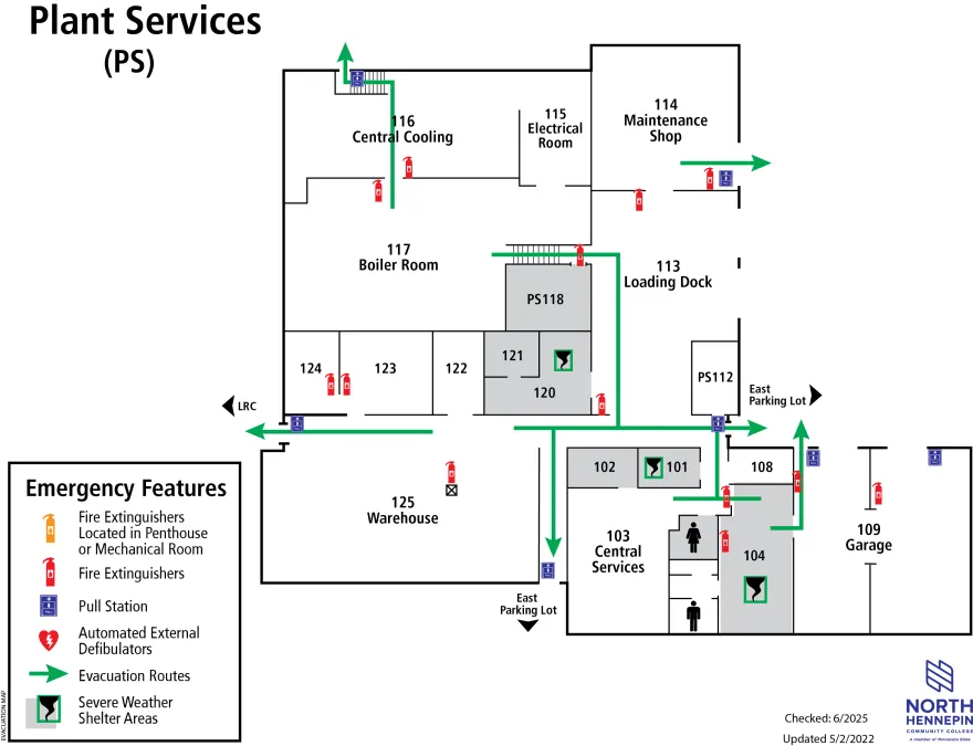 map of PS