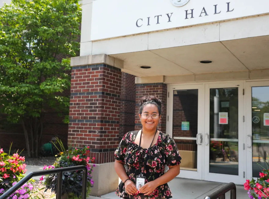 this is a photo of NHCC alumni, Estefanny Zelaya 