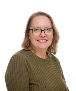 this is a smiling headshot photo of NHCC nursing faculty, Judy Cotter. 