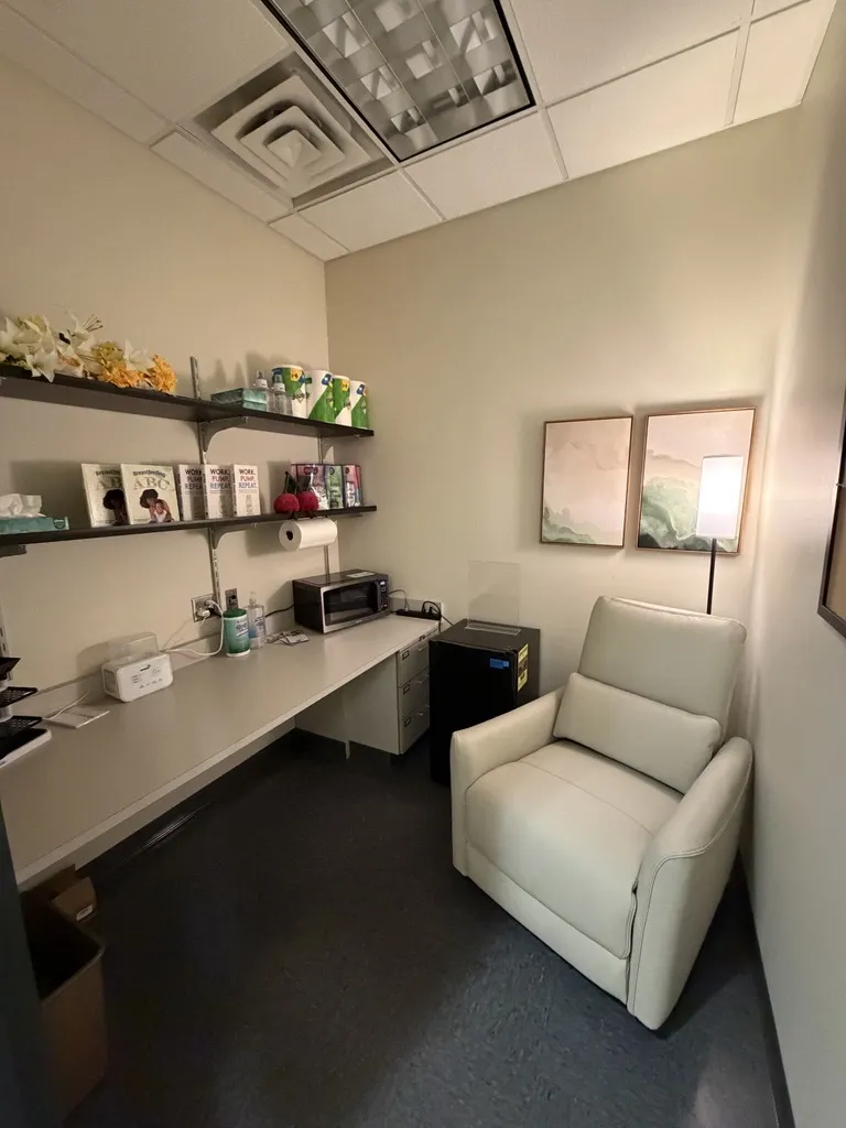 this is a photo of NHCC's lactation room