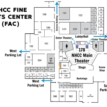 map of the fine arts building 