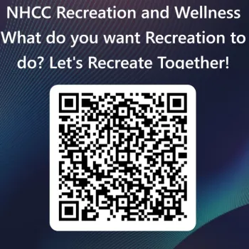 qr code on a blue background
